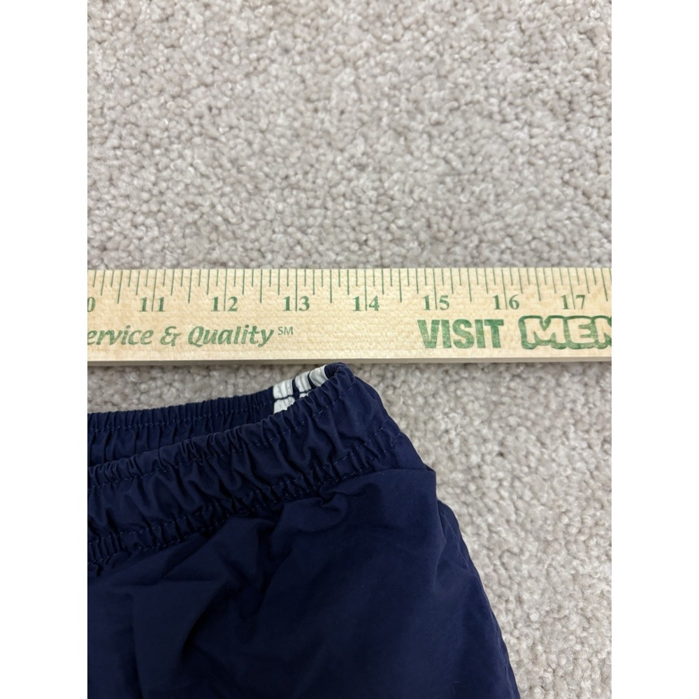 VTG Y2K Adidas Lined Baggy Blue 3 Stripe Track Pants Drawstrings Size XL - Picture 8 of 9